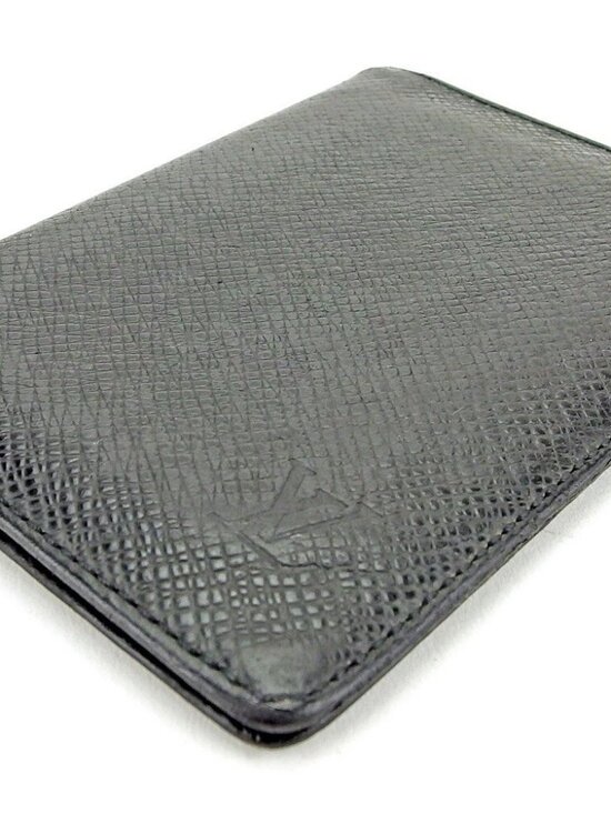 LOUIS VUITTON Pass case Aldoise (Black) Women M30492 Authentic secondhand